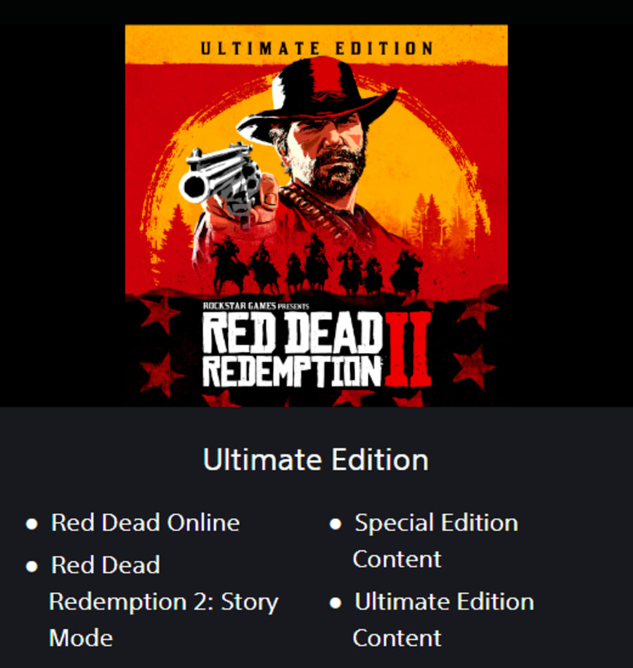 Red Dead Redemption 2 ULTIMATE EDITION PC Rockstar Key GLOBAL FAST DELIVERY! RPG
