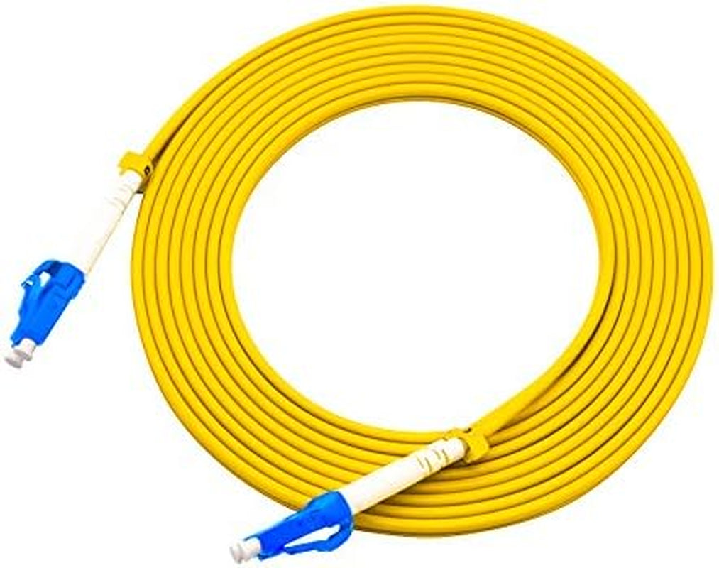3Meters 10Ft LC to LC Duplex 9/125 Single-Mode Fiber Optic Cable Jumper Optical Patch Cord LC-LC