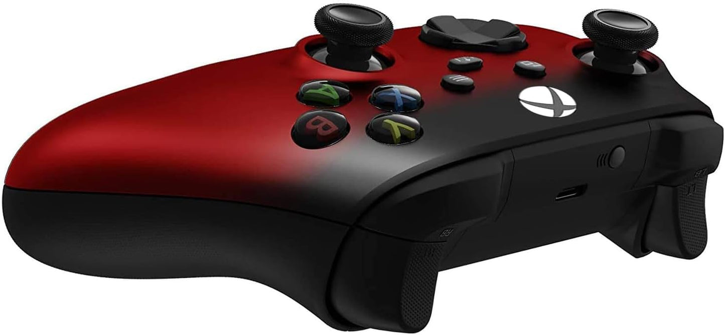 Wireless Controller for Microsoft Xbox Series X/S & Xbox One - Custom Soft Touch Feel - Custom Xbox Series X/S Controller (X/S Red & Black Fade)