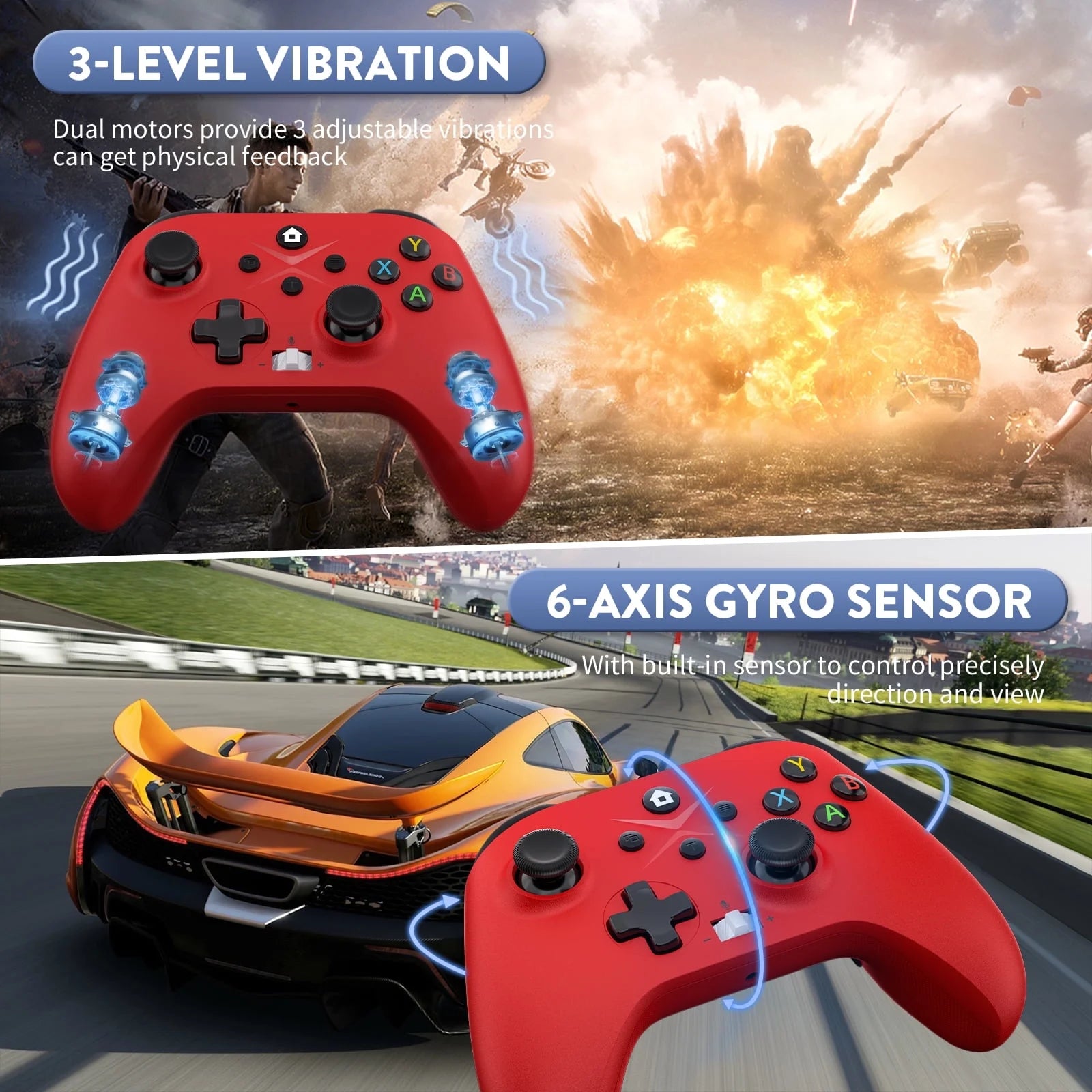 2.4G Wireless Xbox Controller for Xbox Series X/ Xbox Series S/Xbox One/Xbox One S/Xbox One X/Pc, Built-In 650Mah Rechargeable Battery, 3.5Mm Headphone Jack and Adjustable Volume