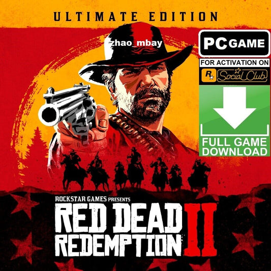 Red Dead Redemption 2 ULTIMATE EDITION PC Rockstar Key GLOBAL FAST DELIVERY! RPG