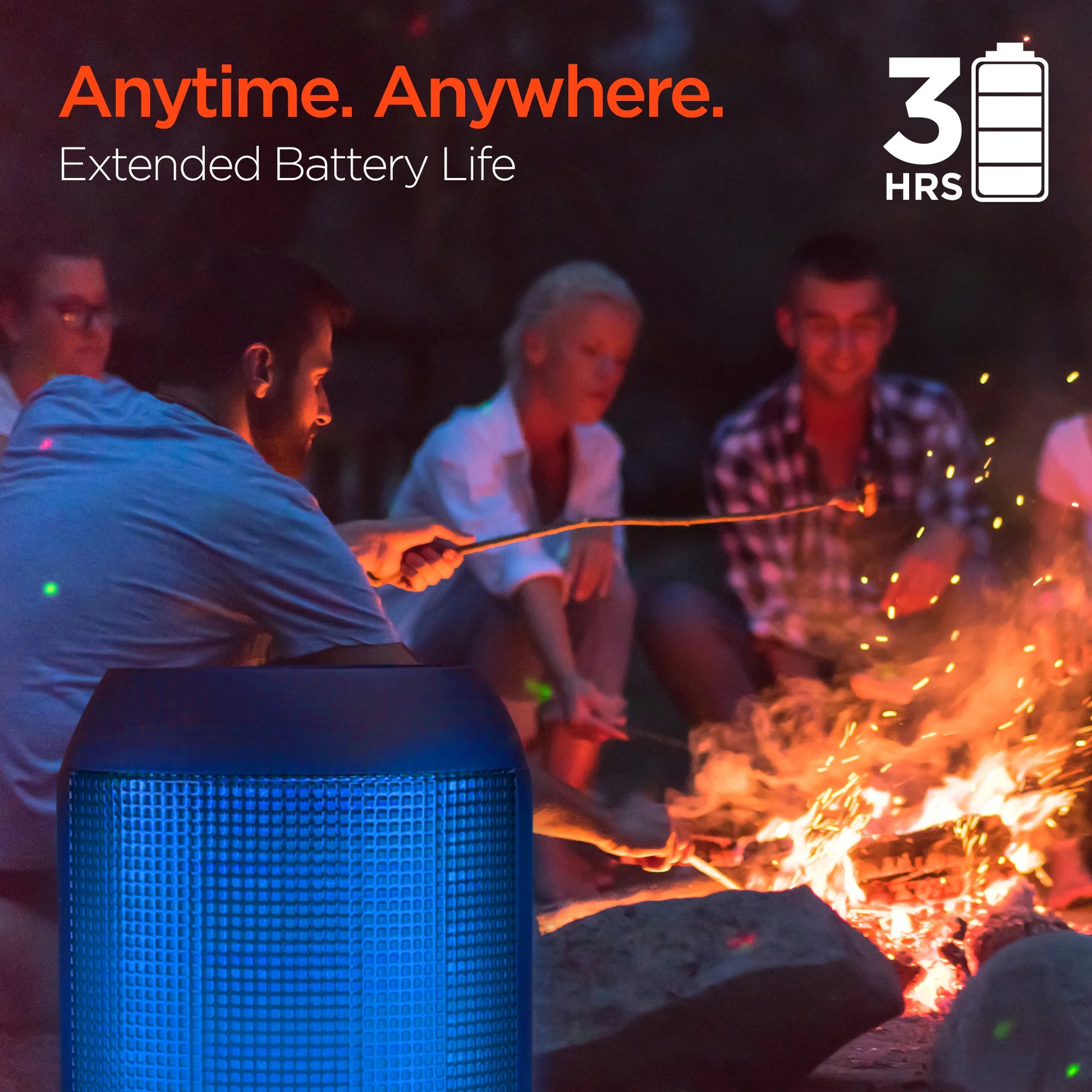 Hypergear Rave Mini Wireless LED Speaker