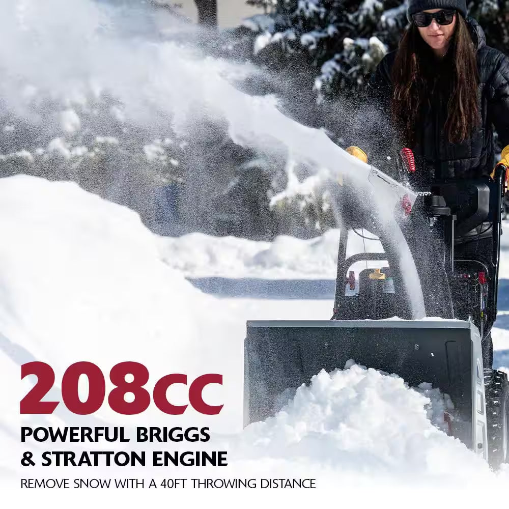 Flurry XL 24 In. 208 CC Self Propelled 2-Stage Gas Snow Blower with Electric Start