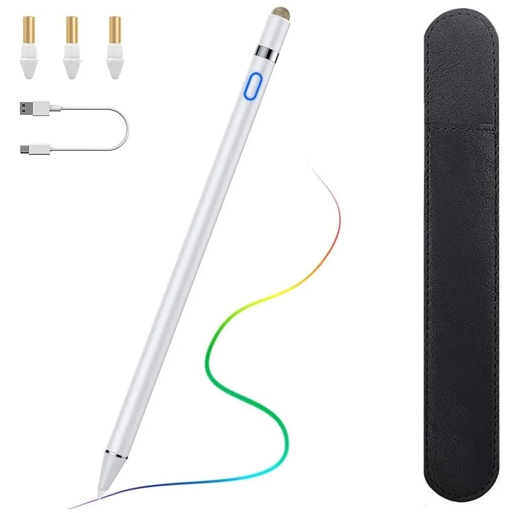 Stylus Pen for Tablets Compatible with Ipad Air 5Th/4Th Gen, Ipad Mini 6Th/5Th High Precise Ipad Pencil 1St Gen, 20Hrs Work Palm Rejection, White