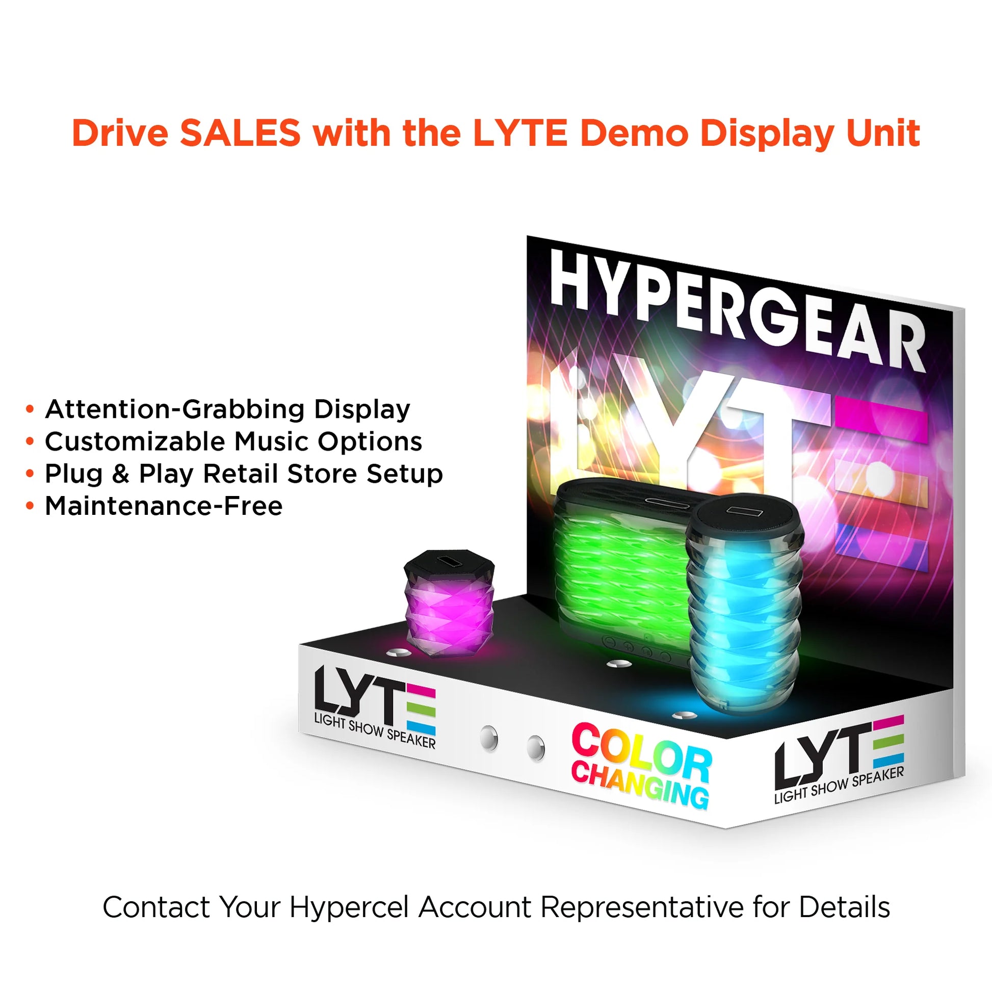 Hypergear LYTE XL Wireless LED Speaker