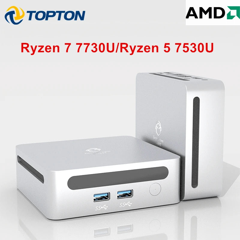 2024 New Gaming PC  Ryzen 9 5900HX 7 7730U Windows 11 DDR4 3200Mhz Nvme Mini PC Desktop Computer 3X4K HTPC Wifi6 BT5.2