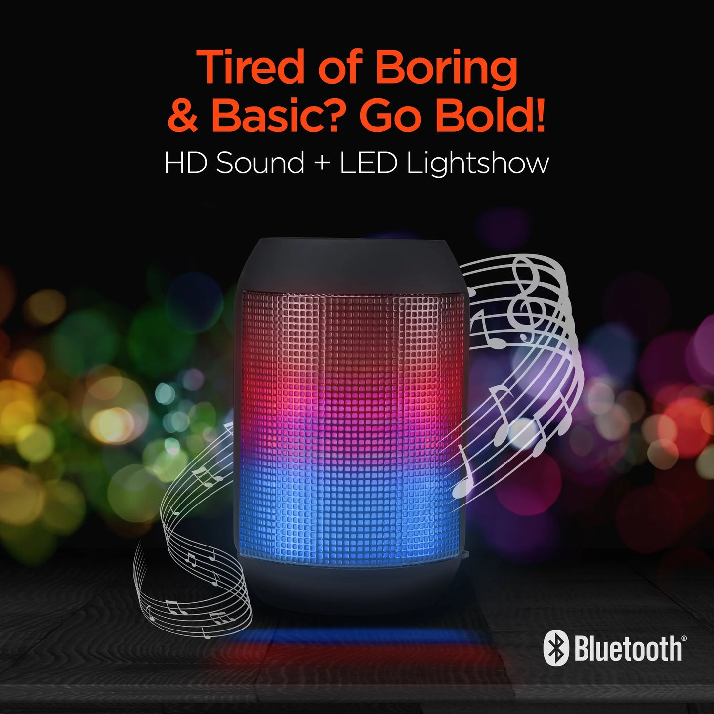 Hypergear Rave Mini Wireless LED Speaker