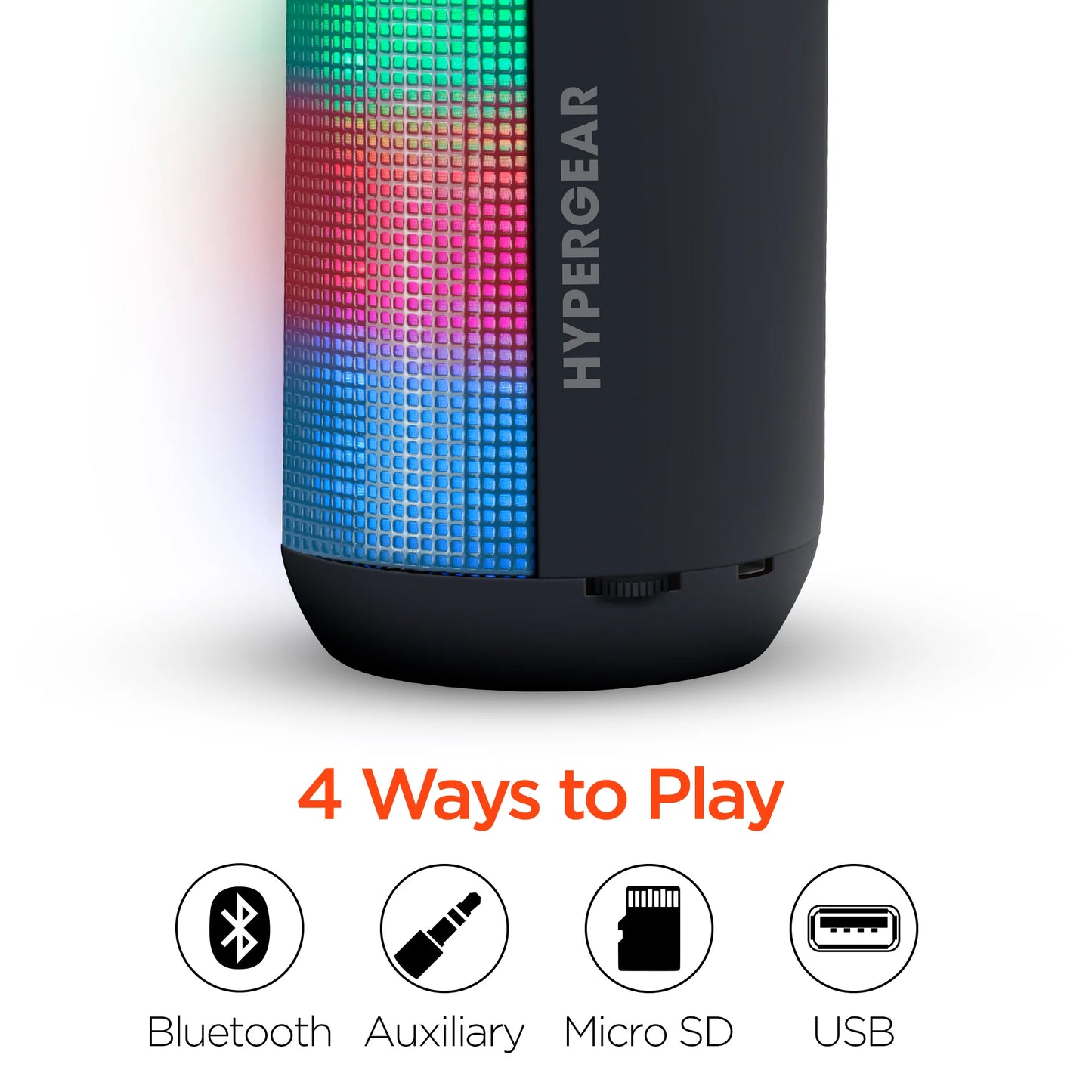 Hypergear Rave Mini Wireless LED Speaker