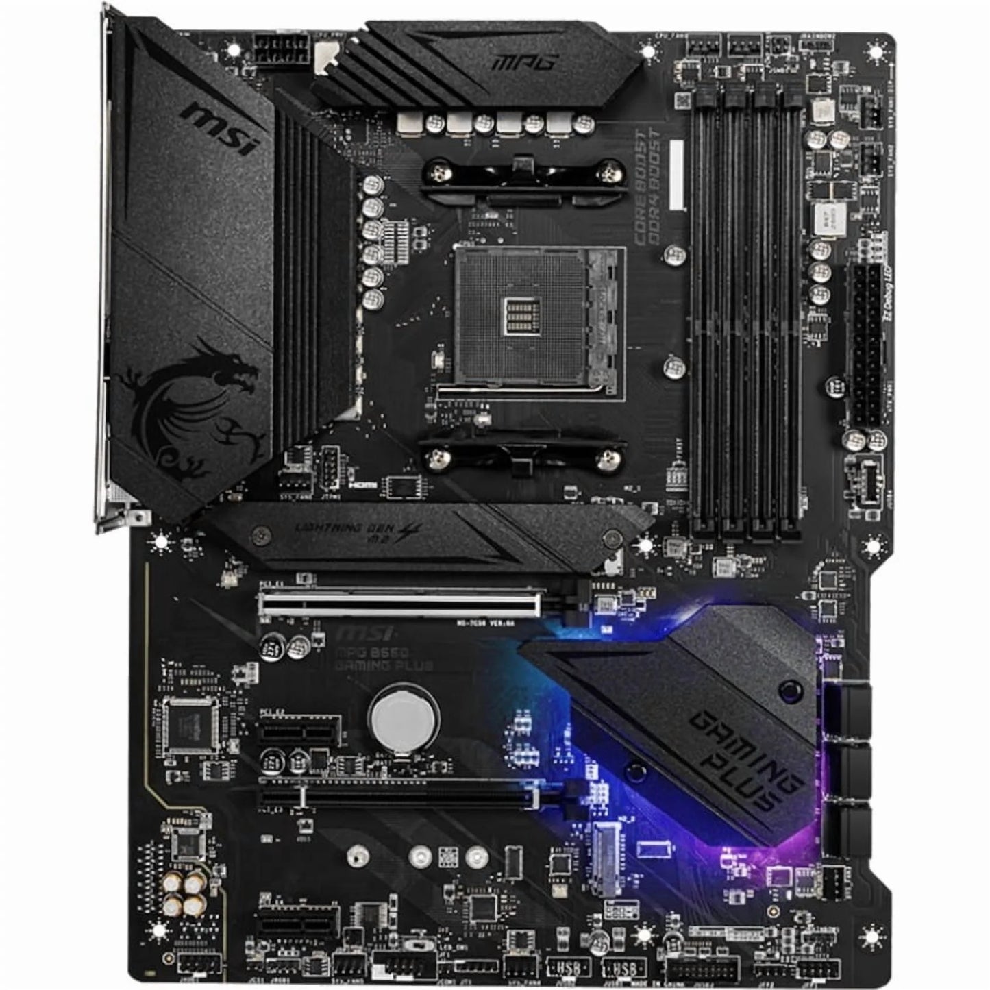 MPG B550 GAMING plus Desktop Motherboard - AMD Chipset - Socket AM4 - ATX (244343)
