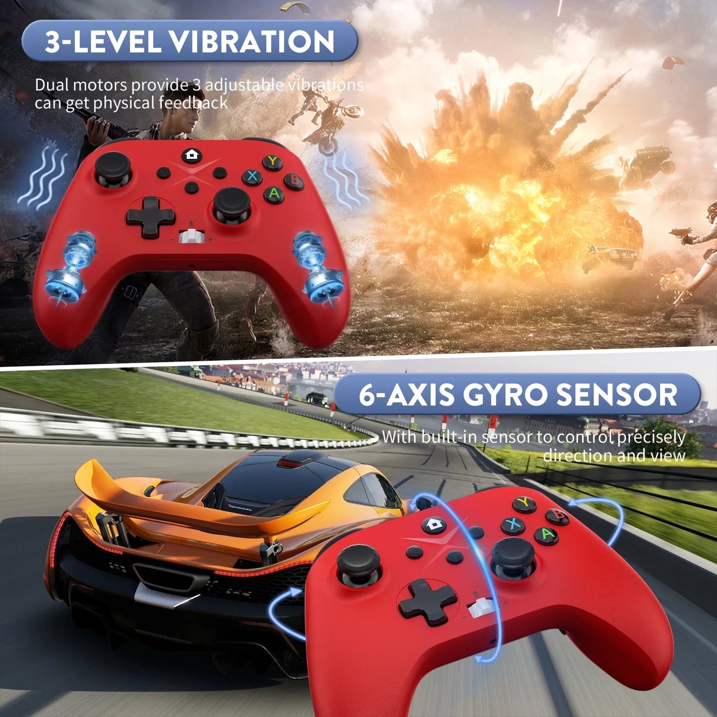 2.4G Wireless Xbox Controller for Xbox Series X/ Xbox Series S/Xbox One/Xbox One S/Xbox One X/Pc, Built-In 650Mah Rechargeable Battery, 3.5Mm Headphone Jack and Adjustable Volume