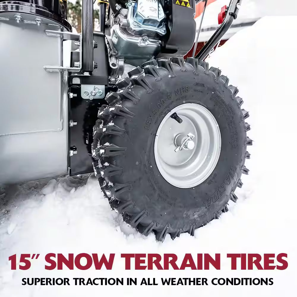 Flurry XL 24 In. 208 CC Self Propelled 2-Stage Gas Snow Blower with Electric Start