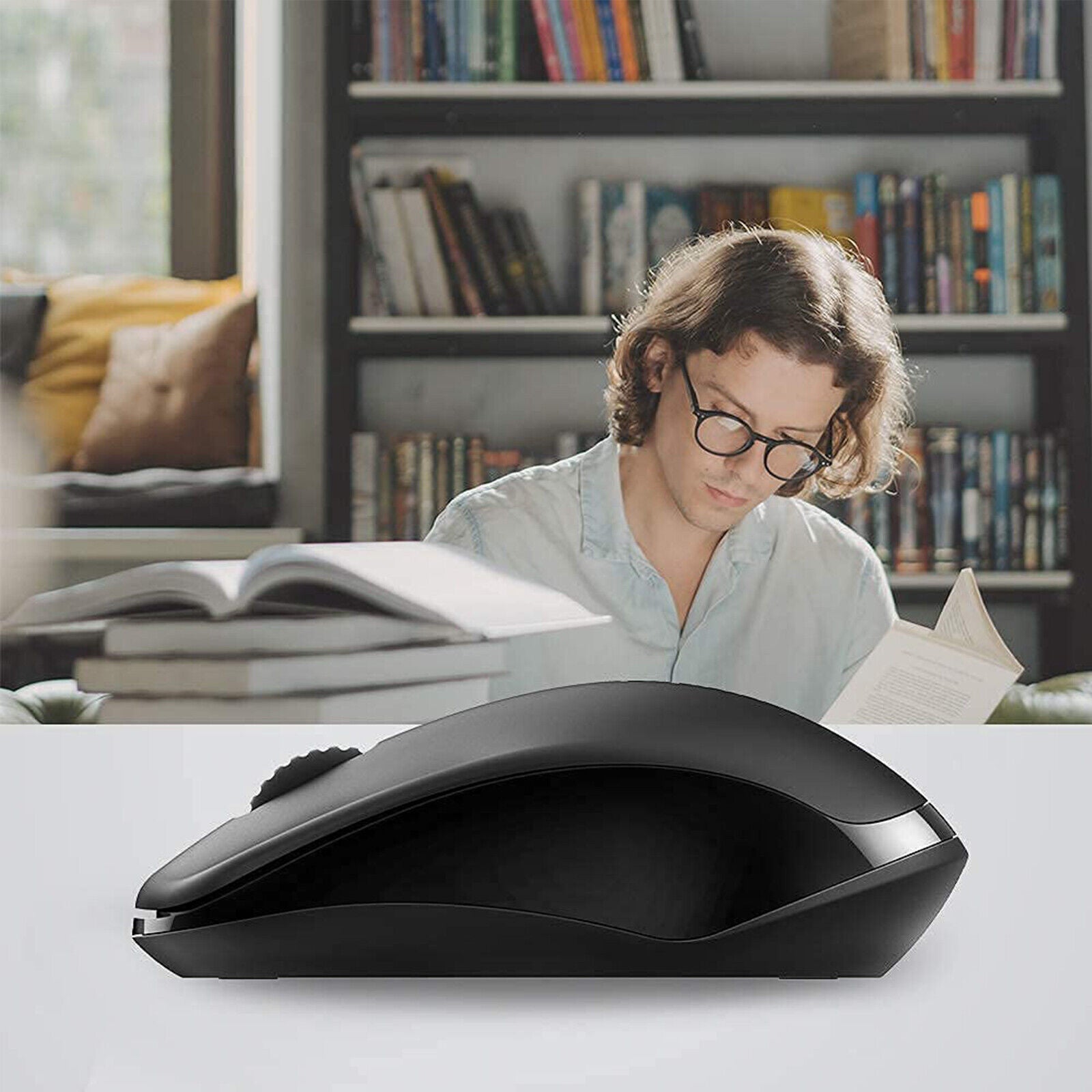 RAPOO 2.4Ghz 1000 DPI Wireless Optical Mouse with USB Receiver for PC Laptop