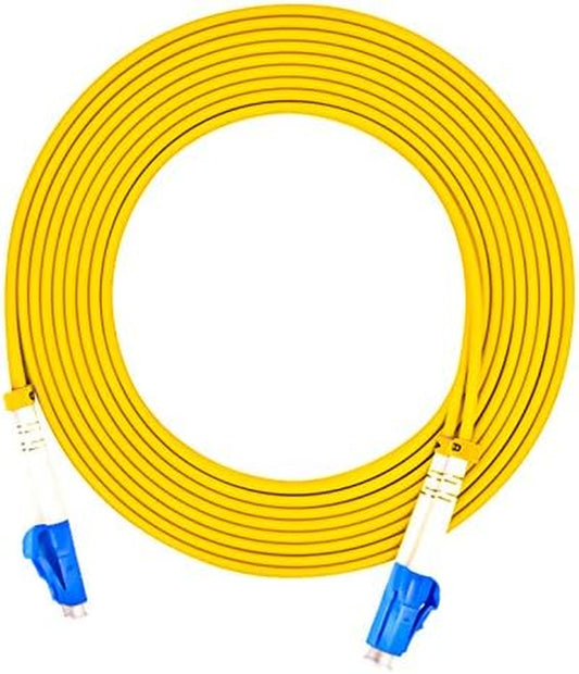 3Meters 10Ft LC to LC Duplex 9/125 Single-Mode Fiber Optic Cable Jumper Optical Patch Cord LC-LC